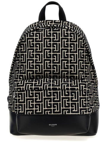 Balmain 'Monogram' Backpack - BALMAIN - BALAAN 1