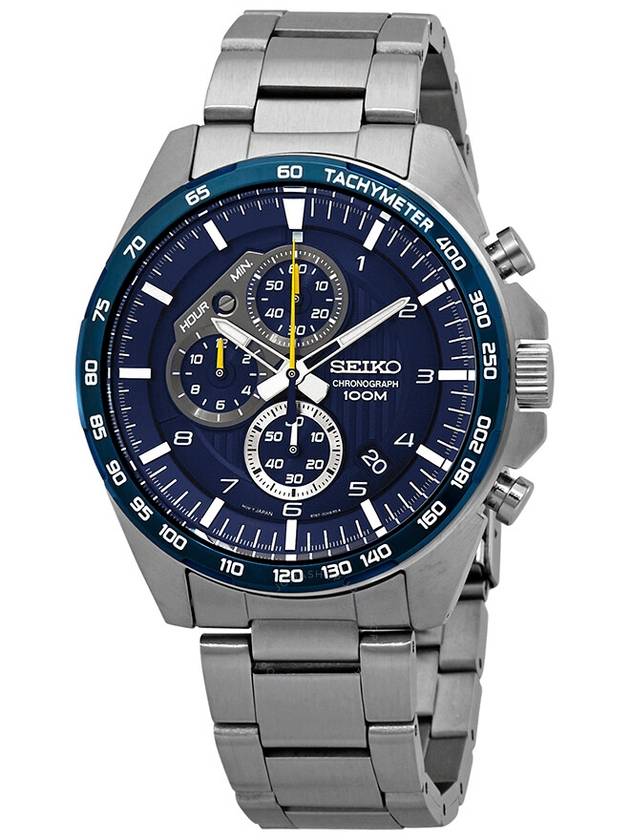 Seiko Motorsport Chronograph Blue Dial Men's Watch SSB321P1 - SEIKO - BALAAN 1