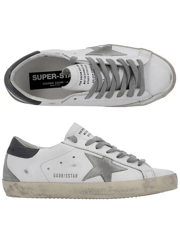 Superstar Grey Tab Low Top Sneakers White - GOLDEN GOOSE - BALAAN 2