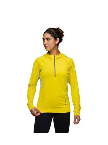 BLACK DIAMOND Alpenglow Pro Hoodie WOMENS NAWAP752085 - BLACK & BROWN - BALAAN 1