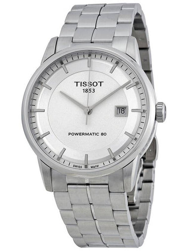 Tissot Luxury Powermatic 80 Silver Dial Men's Watch T0864071103100 - TISSOT - BALAAN 1