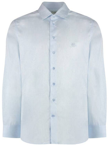 Etro Button-Down Collar Cotton Shirt - ETRO - BALAAN 1