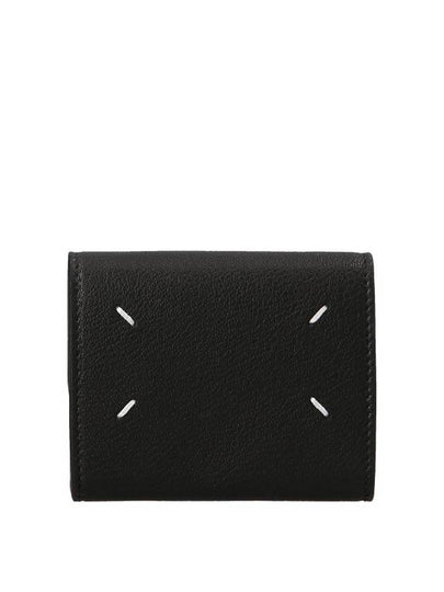 Stitch Snap Button Card Wallet Black - MAISON MARGIELA - BALAAN 2