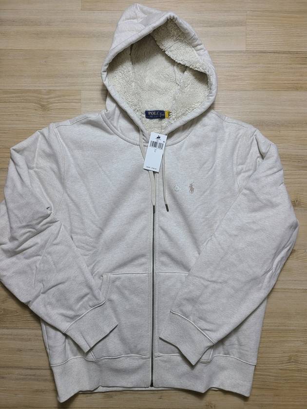 Ivory Wolf Hooded Zip Up - POLO RALPH LAUREN - BALAAN 3