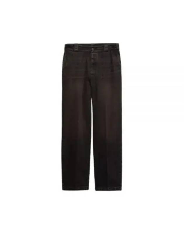 Men's Relaxed Fit Jeans Brown - PRADA - BALAAN 2