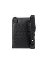 Gancini Embossed Travel Cross Bag Black - SALVATORE FERRAGAMO - BALAAN 3