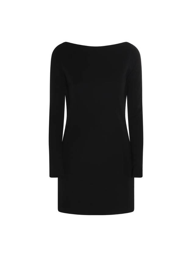 BLACK VISCOSE DRESS S72CV0455S22679900 - DSQUARED2 - BALAAN 1