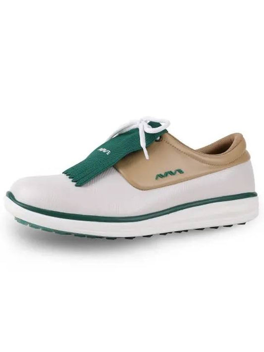 Dublin Tassel Spikeless Golf Shoes Ivory Beige - AVAVE - BALAAN 2