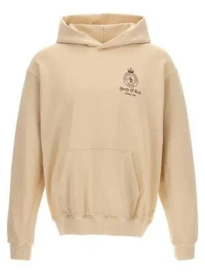 Crown Logo Hoodie Cream - SPORTY & RICH - BALAAN 2