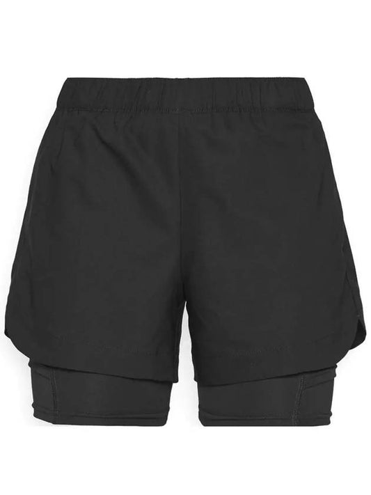 Women's Mila Mid-Rise Waist Shorts Black - J.LINDEBERG - BALAAN 2