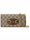 Horsebit 1955 Chain Cross Bag Beige Ebony - GUCCI - BALAAN 2