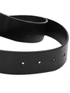 B 1DR D Logo Buckle Leather Belt Black - DIESEL - BALAAN 5