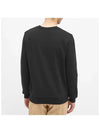 Men's VPC Logo Print Crew Neck Sweatshirt Black - A.P.C. - BALAAN 6