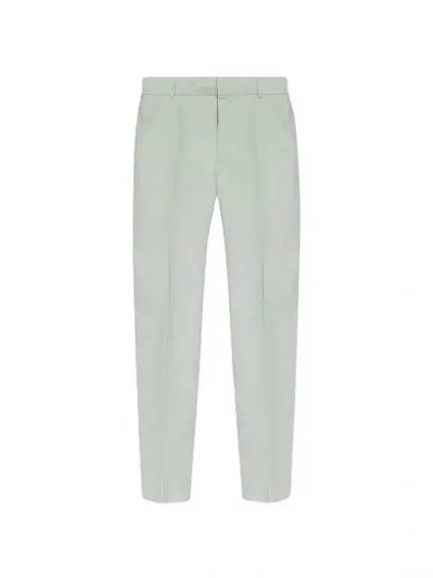 Men's Pleat Detailed Straight Pants Bianco - ALEXANDER MCQUEEN - BALAAN 2