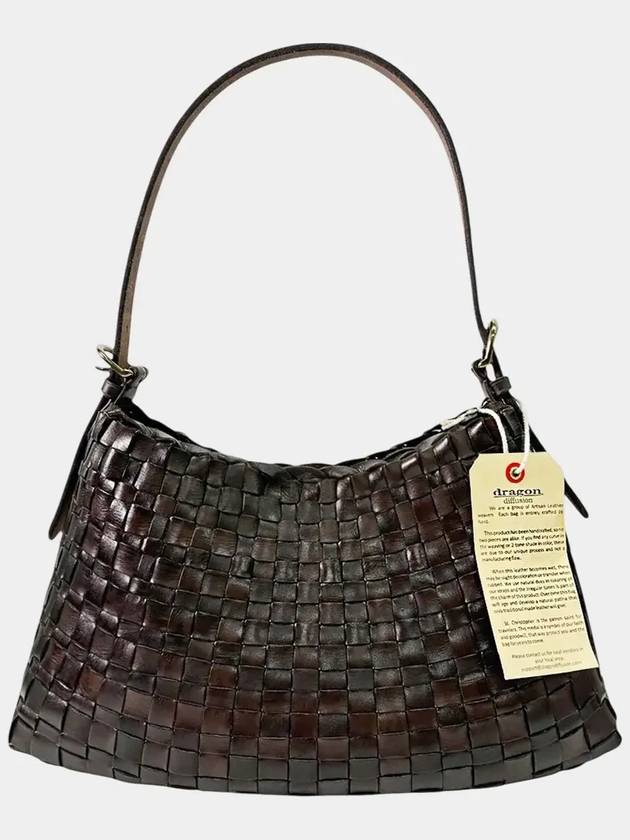 25 Season Dragon Bag Hobo Selvage Dark Brown 8170 - DRAGON DIFFUSION - BALAAN 6