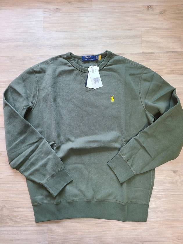 Khaki crewneck sweatshirt - POLO RALPH LAUREN - BALAAN 5