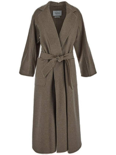 Ludmilla Belt Single Coat Brown - MAX MARA - BALAAN 1