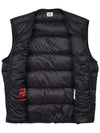 Lens Detail Zip-Up Quilted Vest Black - CP COMPANY - BALAAN 8