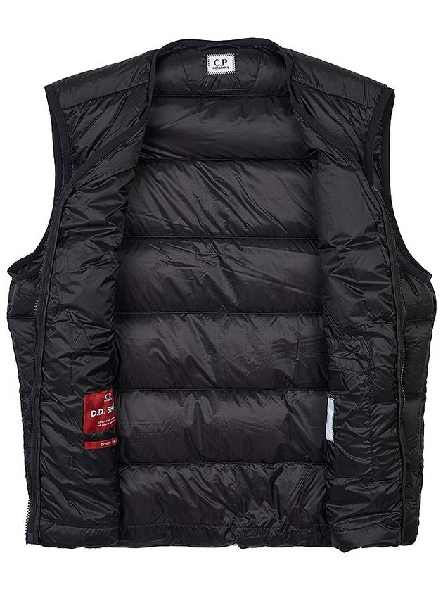 Lens Detail Zip-Up Quilted Vest Black - CP COMPANY - BALAAN 8