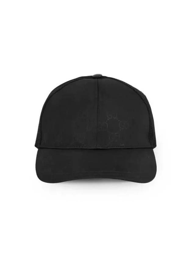 GG Nylon Ball Cap Black - GUCCI - BALAAN 3