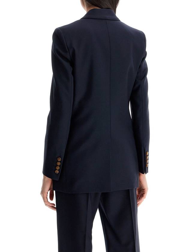 navy blue virgin wool single-breasted blazer - BLAZE MILANO - BALAAN 3