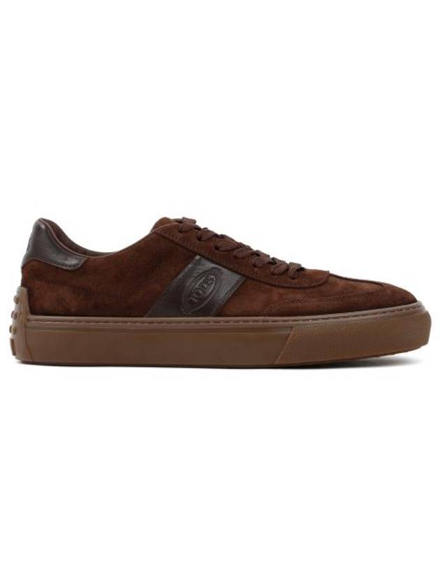 Suede Low Top Sneakers Brown - TOD'S - BALAAN 3