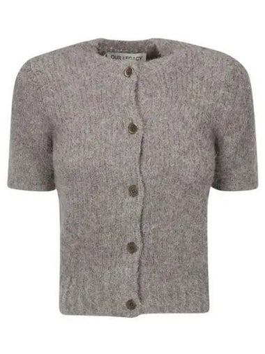 Shrunken Shorts Cardigan Grey - OUR LEGACY - BALAAN 1