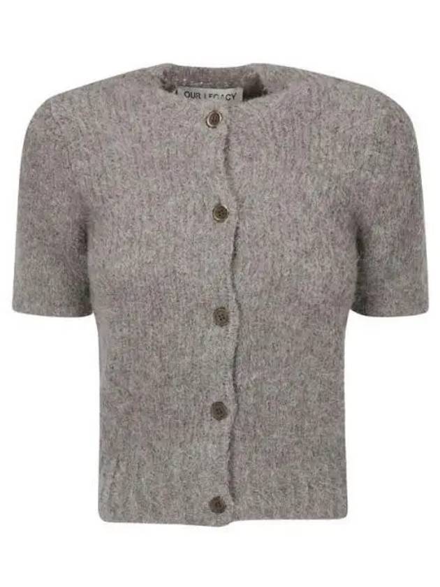 Shrunken Shorts Cardigan Grey - OUR LEGACY - BALAAN 1