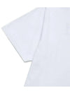 Health Print Crew Neck Cotton Short Sleeve T-shirt White - SPORTY & RICH - BALAAN 4