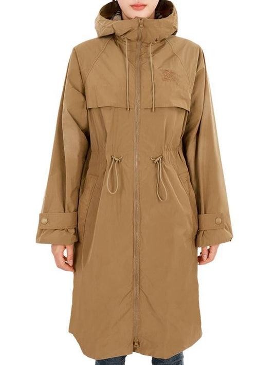 EKD Embroidered Coat Camel - BURBERRY - BALAAN 2