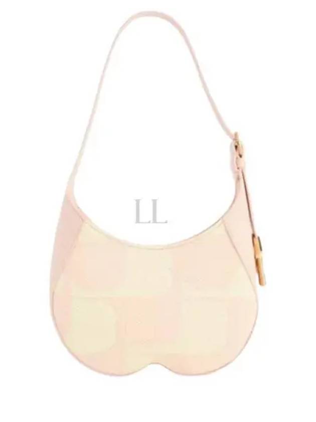 Small Chess Leather Shoulder Bag Pink - BURBERRY - BALAAN 2