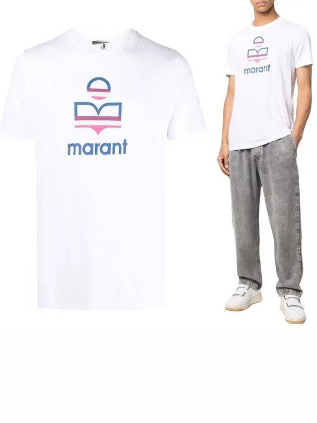 Karman Logo Crew Neck Short Sleeve T-Shirt White - ISABEL MARANT - BALAAN 2