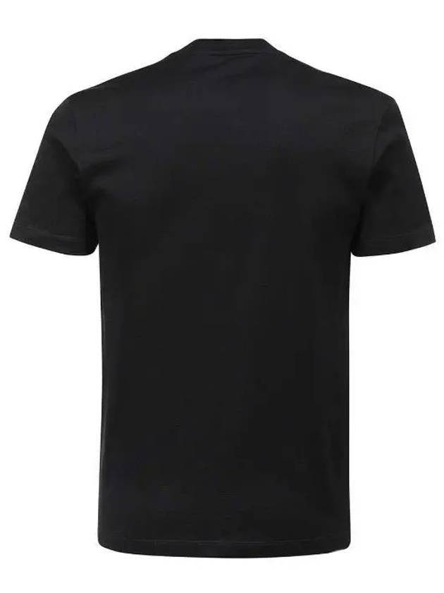 Embroidered Medusa Short Sleeve T-Shirt Black - VERSACE - BALAAN 4