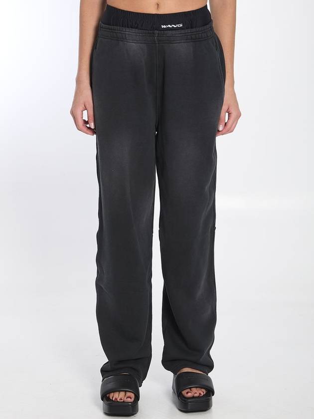 Pre-Styled Sweatpants With Boxer - ALEXANDER WANG - BALAAN 1