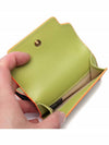 Saffiano Leather Trifold Half Wallet Green - MARNI - BALAAN 7