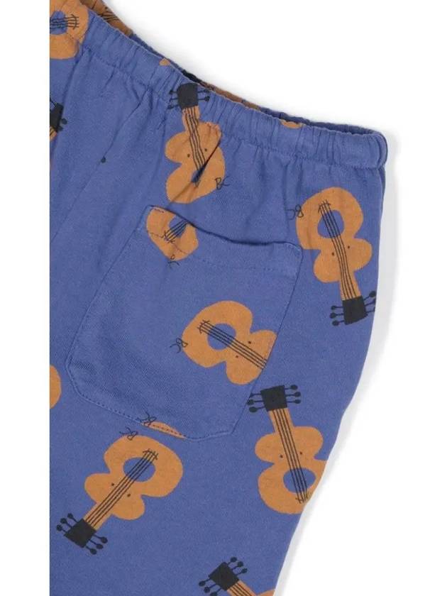 Kids Guitar All over Short Pants Blue 124AC073 420 - BOBO CHOSES - BALAAN 4