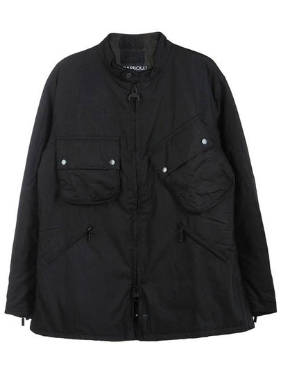 Harlem Wax Jacket Black - BARBOUR - BALAAN 2