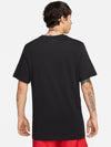 Men's Logo Graphic Print Short Sleeve T-Shirt Black - NIKE - BALAAN 3