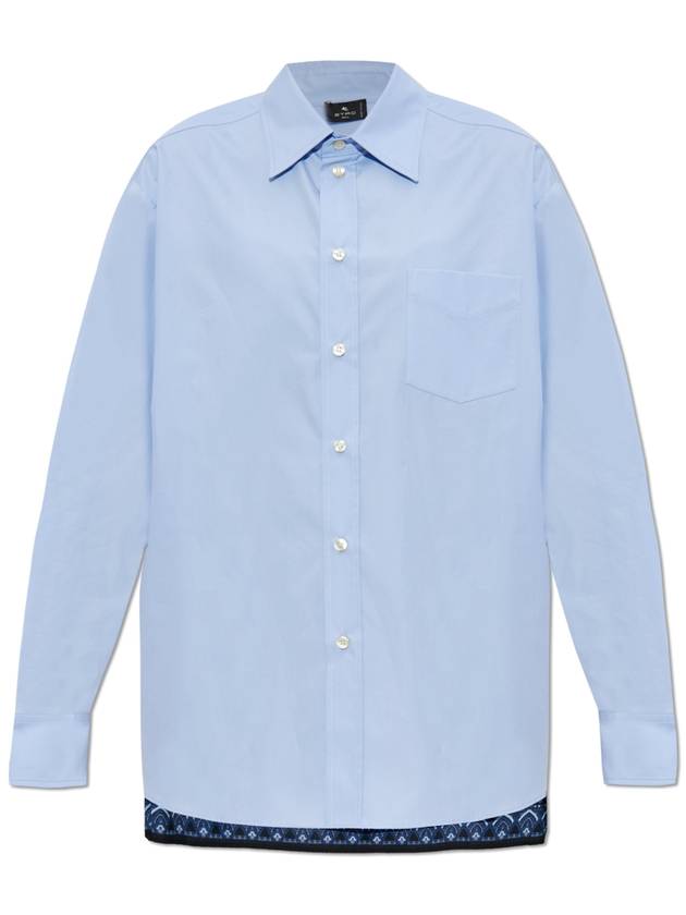 Etro Shirt With Pocket, Women's, Blue - ETRO - BALAAN 1