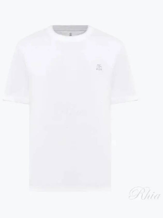 Logo Cotton T-Shirt M0B137427GCS265 B0711004453 - BRUNELLO CUCINELLI - BALAAN 2