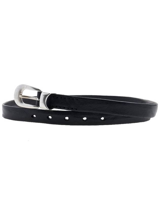 Men's 2cm Leather Belt Black - OUR LEGACY - BALAAN 3