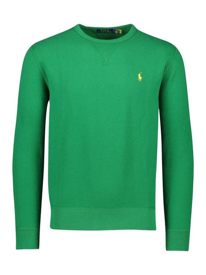 Embroidered Logo Pony Crew Neck Sweatshirt Green - POLO RALPH LAUREN - BALAAN 2