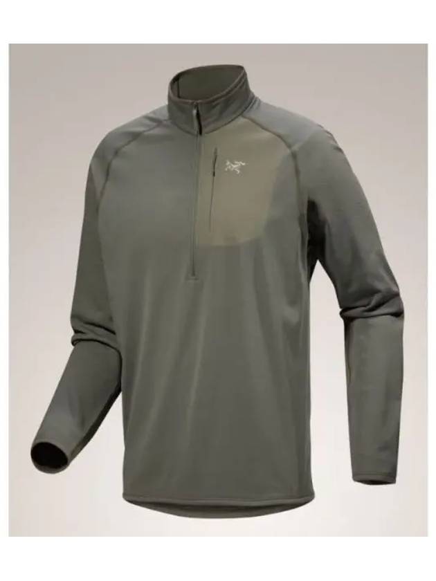 Delta Half-Zip Neck Long Sleeve T-Shirt Forage - ARC'TERYX - BALAAN 2