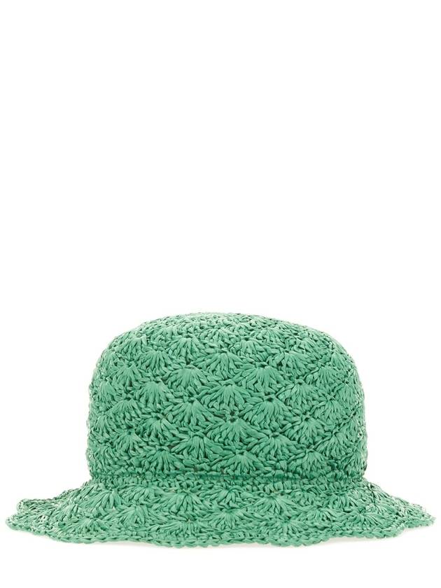 RAFFIA BUCKET HAT - RED VALENTINO - BALAAN 1