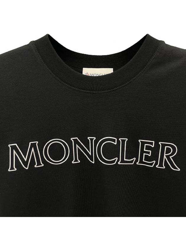 Lettering Logo Women's Short Sleeve TShirt 8C00013 - MONCLER - BALAAN 3