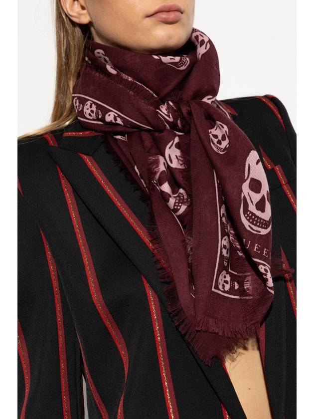 Alexander McQueen Wool Scarf, Women's, Purple - ALEXANDER MCQUEEN - BALAAN 2