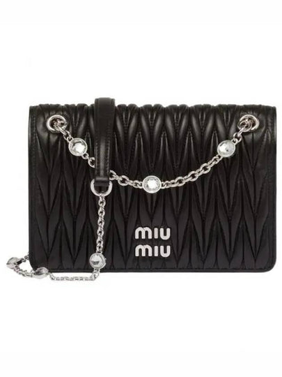 Materasse Nappa Leather Mini Bag Black - MIU MIU - BALAAN 2