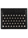 Chios Spike Card Wallet Black - CHRISTIAN LOUBOUTIN - BALAAN 2