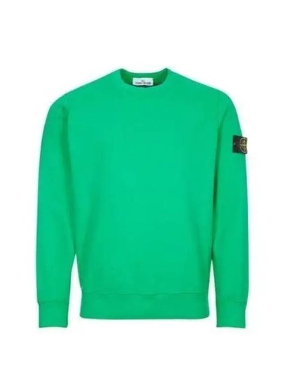 Wappen Patch Crewneck Sweatshirt Green - STONE ISLAND - BALAAN 2