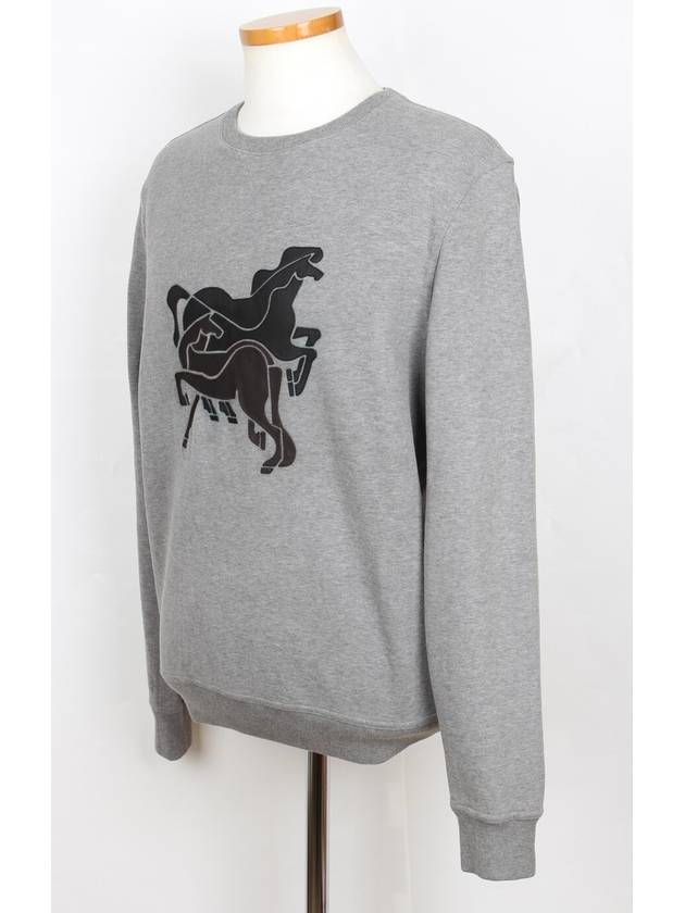 Horse Leather Patch Sweatshirt M - HERMES - BALAAN 3